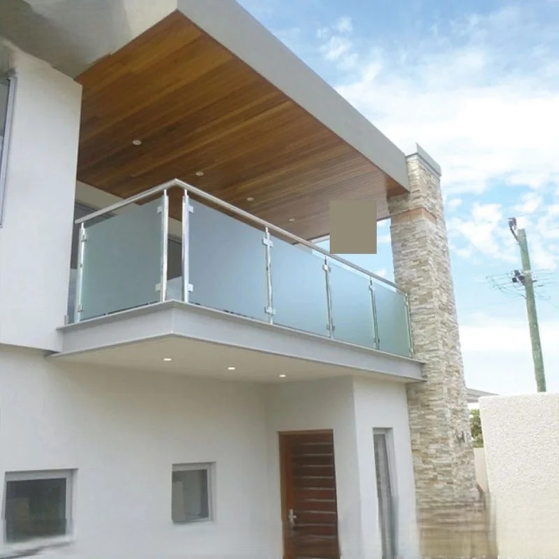Elegant Glass Balcony Railing Designs for Modern Homes | MT-HD-0197