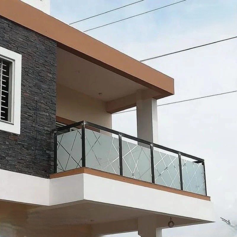 Glass Balcony Railing Future of Outdoor Architecture | MT-HD-0201