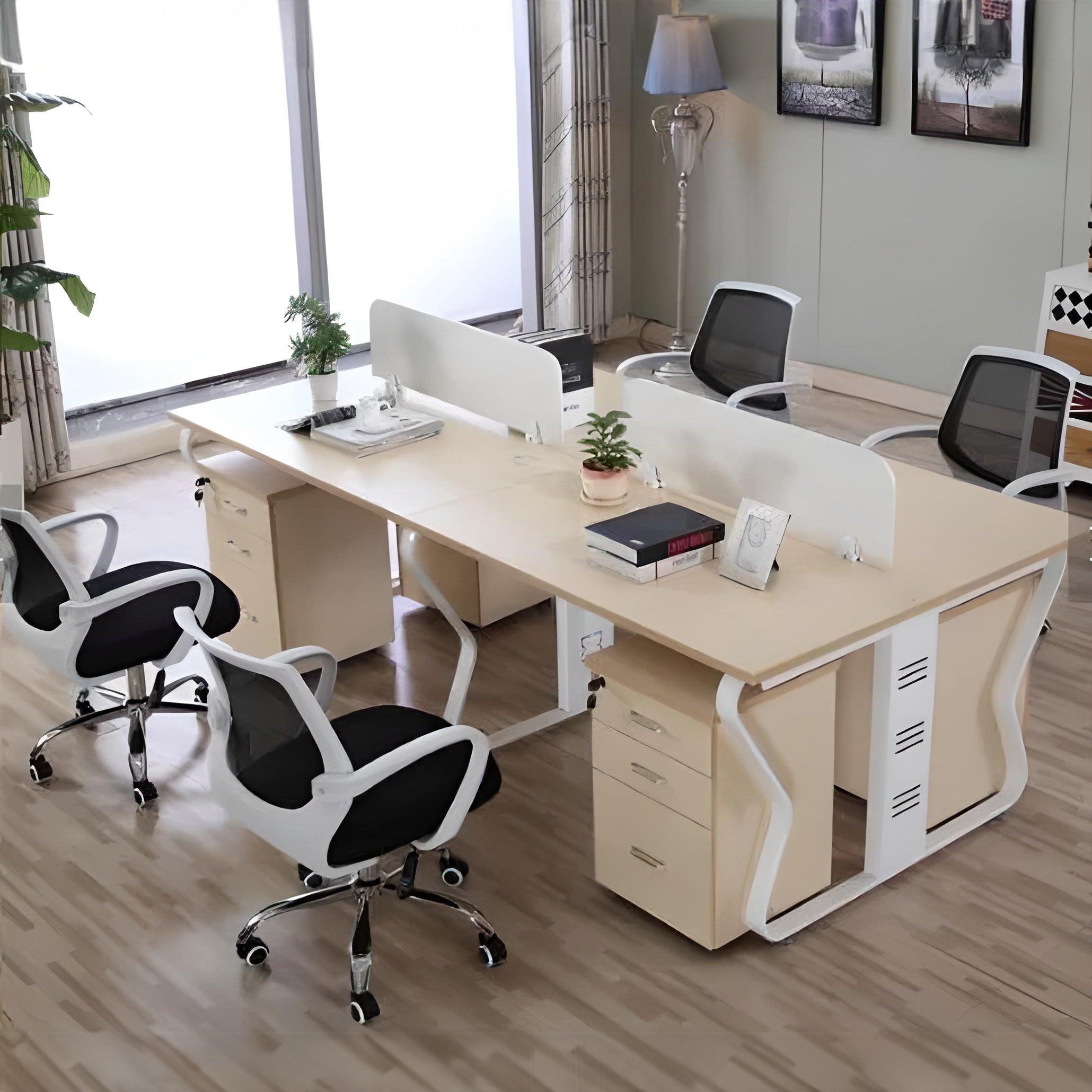 Modern Touch Quad Desk Pro | MT-QUAD-DESK-PRO