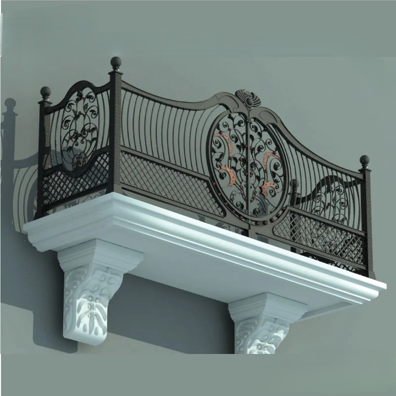 Safe and Sturdy MS Balcony Railing | MT-HD-0239