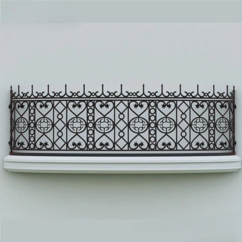 Secure and Decorative Balcony Railing | MT-HD-0240