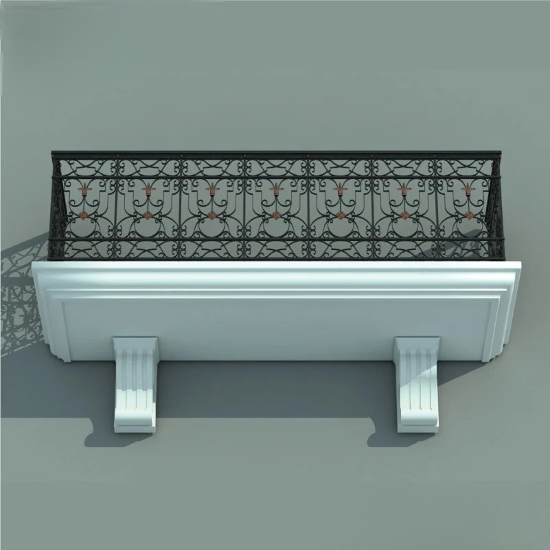 Strong and Elegant Balcony Railing Design | MT-HD-0243
